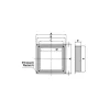 D 40 Spacer element for QCM-QCL-QCS