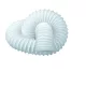 PVC (DEC) White Flexibiliscső d=127 mm -30 °C-tól 70 °C-ig (15m/dbz)