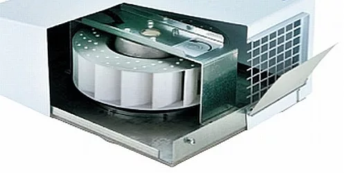 EXT 125  Kültéri centrifugális ventilátor visszacsapó szeleppel. 230 V 28 W max. 269 m3/h, 259 Pa