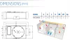 Microbox 80/125 3V ventilation unit, 3 speeds (101/175/246 m³/h), 230V/50Hz