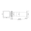 DYREC DUO 100 BASE Heat Recovery Unit, 12/30/40 m³/h, 24-hour operation, timer, d=107 mm