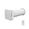 DYREC DUO PLUS 150 RC Heat Recovery Unit, 24-hour operation, timer, intelligent humidity control, remote control, 30/50/70 m³/h, d=158 mm