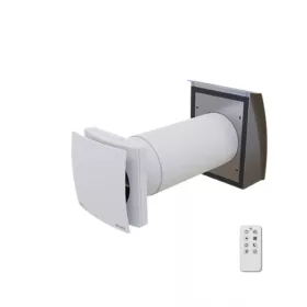   DYREC DUO 150 PLUS RC SILENT Heat Recovery Unit, 24-hour operation, timer, intelligent humidity control, remote control, 30/50/70 m³/h, d=158 mm