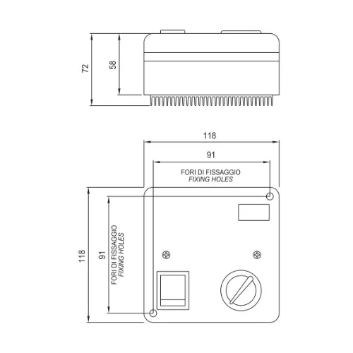 RV2 electronic speed controller, 230 V, 7 A