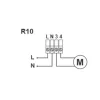 R10 Single-phase manual electronic speed controller 1 A
