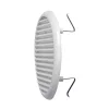 Plastic round grille with spring d=175 mm ECO-AIR white