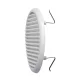 Plastic round grille with spring d=175 mm ECO-AIR white