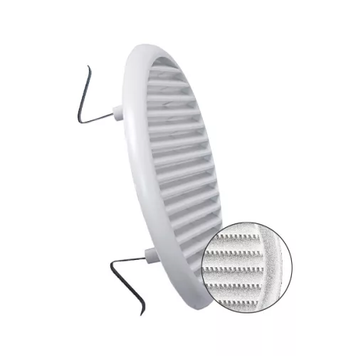 Plastic round grille with spring d=175 mm ECO-AIR white