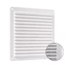 Plastic grille with mesh 225×225 mm ECO-AIR white