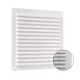 Plastic grille with mesh 225×630 mm ECO-AIR white