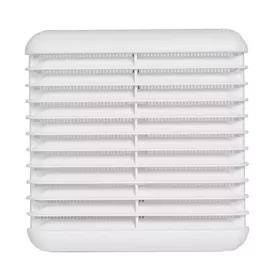 Plastic grille 238×238 mm with mesh