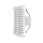 Plastic grille 166×166 mm with mesh, spring mounted (pipe 80/125)