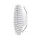 Plastic round grille d=166 mm with mesh, spring mounted (pipe 80/125)