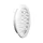 Plastic recessed round grille d=80 mm with mesh (pipe 75)