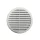 Plastic recessed round grille d=120 mm with mesh (pipe 118)