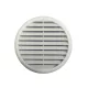 Plastic recessed round grille d=120 mm with mesh (pipe 118)