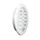 Plastic recessed round grille d=60 mm with mesh (pipe 57)