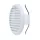 Plastic round grille d=180 mm with mesh, spring mounted (pipe 125/160)