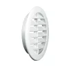 Plastic recessed round grille d=160 mm with mesh (pipe 156)