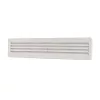 Plastic double grille 453×90 mm white (inner size 430×70)
