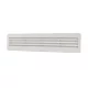 Plastic double grille 453×90 mm white (inner size 430×70)