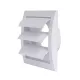Gravity shutter 190×190 d=150 white