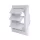 Gravity shutter 190×190 d=120 white