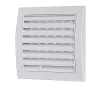 Adjustable / lockable plastic grille d=120 white ABS