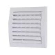 Adjustable / lockable plastic grille d=120 white ABS