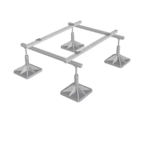    Hőszivattyú tartó CUBE S41  MODUL 3000X1200 mm - 8 láb, rezgéscsillapítókkal, 300x300 mm