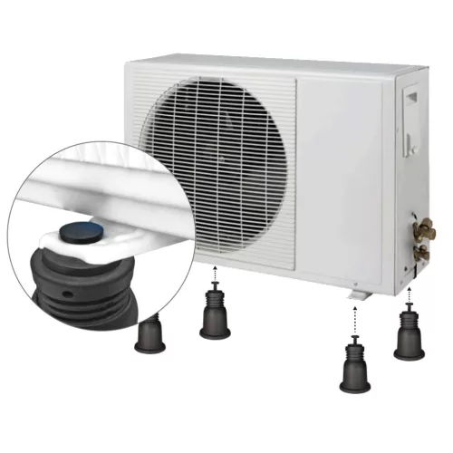 Klímatartó kit. állítható, szögeltérés +/- 15°, fekete, 325 kg/kit