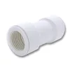 Merev-flexibilis csőcsatlakozó idom pvc 20/20mm, fehér színű