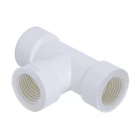 Merev csőhöz T- idom pvc 25mm fehér színű