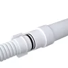 Merev-flexibilis csőcsatlakozó idom pvc 20/25mm, fehér színű