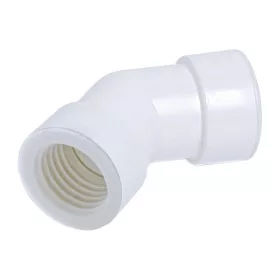   Merev csőhöz 45'-os könyök idom pvc 32mm fehér színű