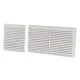 Plastic grille 225×225 mm left-side element (SX)
