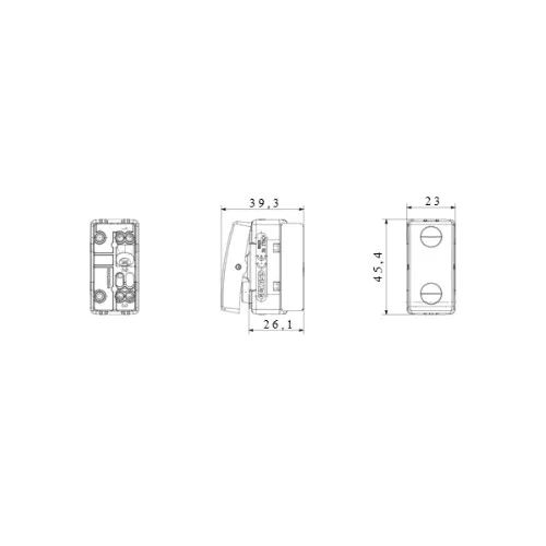 nyomógomb betét 1P 10 A 250V N / O (GW20510)