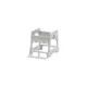 Keret 2 modul system szerelvény DIN sínre rögzítéséhez (3 DIN) GW26410