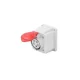 rögzített ipari csatl 3P+N+T 16A 380V IP44 (GW62409)