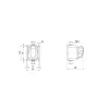 rögzített ipari csatl 3P+N+T 16A 380V IP44 (GW62409)