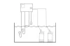 MAC5 Float Switch Filling/Emptying PVC 10 m (For Wastewater)