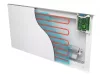 Beltéri fűtőpanel LCD kijelzővel "Klíma", 230V,1000W, IP24, 3 üzemmód + heti programozás