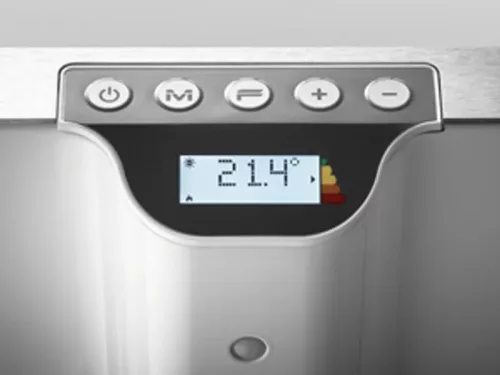 Beltéri fűtőpanel LCD kijelzővel "Klíma", 230V,1000W, IP24, 3 üzemmód + heti programozás