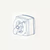 M354 Insect Trap with Fan 1x32W circular fluorescent tube, 180m2 ASW150 (able to window mounted)