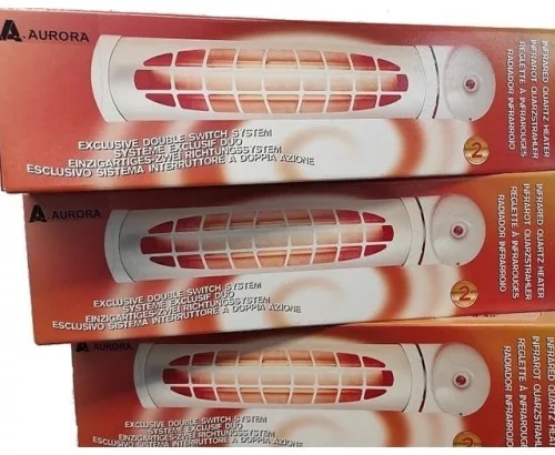 QH3012 Quartz radiant heater with 2-level pull switch, 600W–1200W