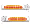 QH3015 Quartz radiant heater with 2-level pull switch, 750W–1500W