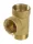 Brass connector 3 utas  1" external + 1" internal + 1" internal