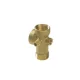 Brass connector L=82 5 ut. 1" external + 2*1" internal + 1/4" internal + 1/4" external