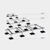  Hőszivattyú tartó 4 MODUL 1200X1000 mm