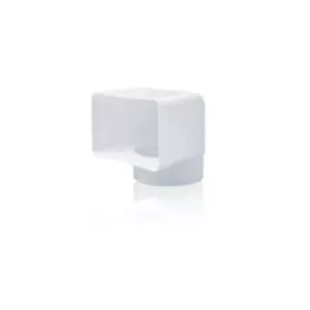   Cső 90°könyök- csatorna átalakító d=125 mm/ 55x220 mm 